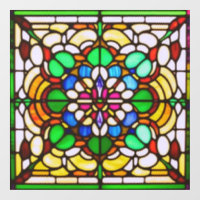 Vidrio Art Nouveau con ventana Art Window