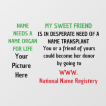 Vidrio de Ventana de Donante con Adhesivo