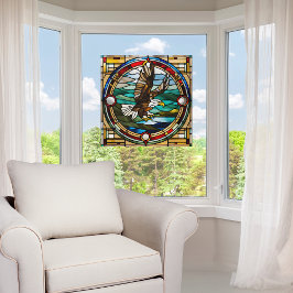 Vinilos Para Cristales Vidrio falso calvo ventana de águila grifo