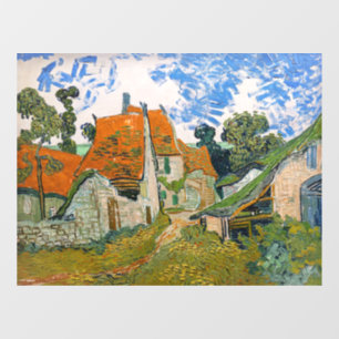 Vinilos Para Cristales Vincent van Gogh - Calle en Auvers-sur-Oise