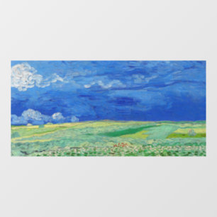 Vinilos Para Cristales Vincent van Gogh - Campos de trituración bajo las