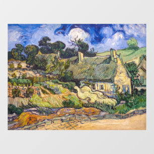 Vinilos Para Cristales Vincent Van Gogh - Casas de paja en Cordeville