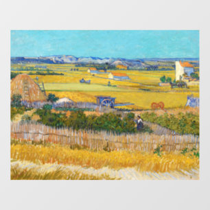 Vinilos Para Cristales Vincent van Gogh - Cosecha en La Crau