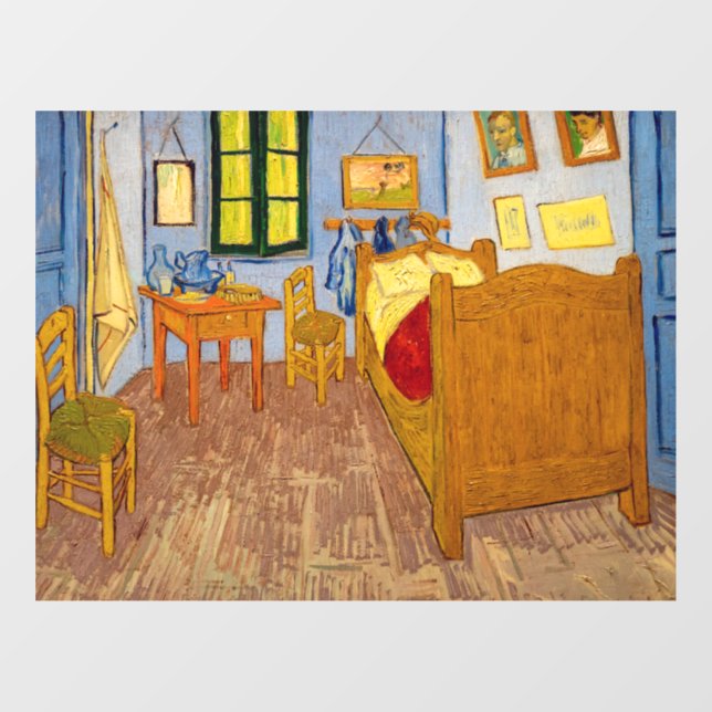 Vinilos Para Cristales Vincent van Gogh - Dormitorio de Vincent en Arles (Hoja)