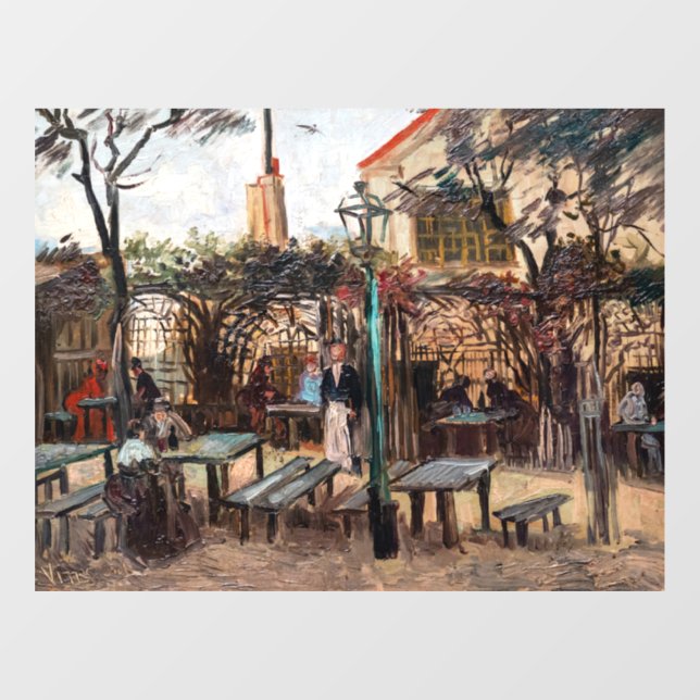Vinilos Para Cristales Vincent Van Gogh - La Guinguette en Montmartre (Hoja)