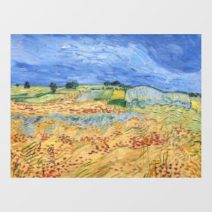 Vinilos Para Cristales Vincent van Gogh - Los campos / Llanura en Auvers