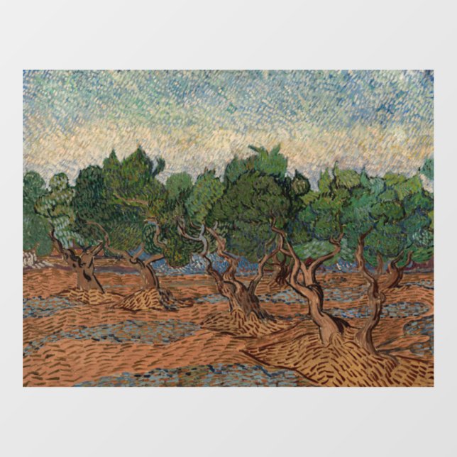 Vinilos Para Cristales Vincent van Gogh - Olive Grove (Hoja)