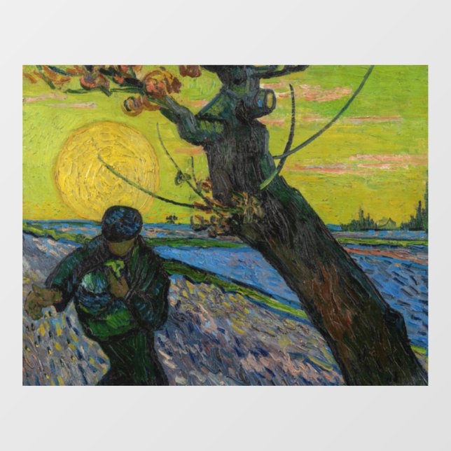 Vinilos Para Cristales Vincent van Gogh - The Sower (Hoja)