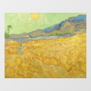 Vinilos Para Cristales Vincent van Gogh - Wheatfield con un pañal
