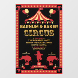 Vinilos Para Cristales Viñetas originales inspiran la camiseta del circo