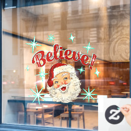 Vinilos Para Cristales Vintage Santa No 6