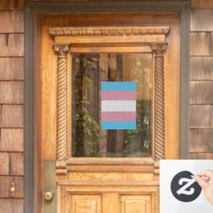 Vinilos Para Cristales Visibilidad de la bandera del orgullo transgénero 