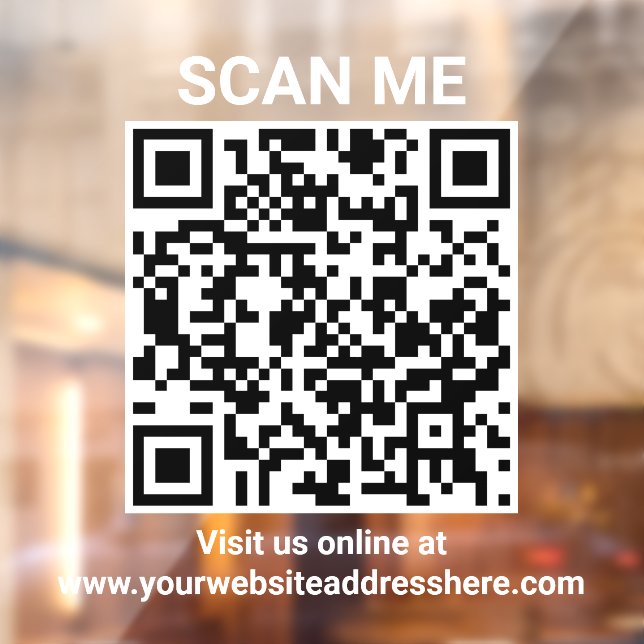Vinilos Para Cristales Visítenos Código QR de Negocios en Línea (Hoja 2)