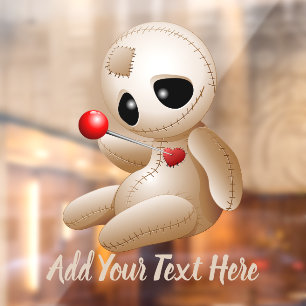 Vinilos Para Cristales Voodoo Doll Personalizado enamorado