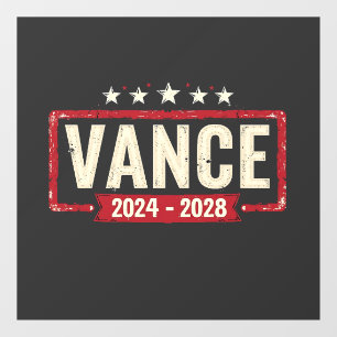 Vinilos Para Cristales Votación presidencial de Jd Vance Trump 2028