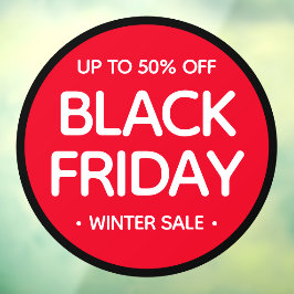 Vinilos Para Cristales Vuelta Black Friday Simple Profesional Moderno Ven