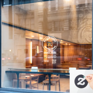 Vinilos Para Cristales White Business Pizzeria Opening Hours Business