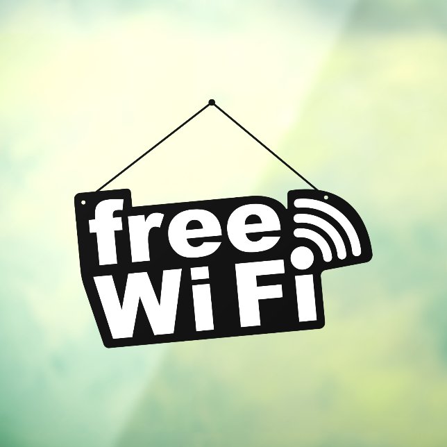 Vinilos Para Cristales Wi-Fi gratuita (Hoja 3)