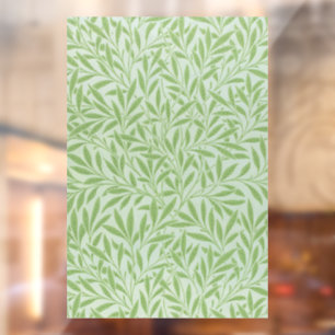Vinilos Para Cristales William Morris Sauce Mimbre Clásico Verde
