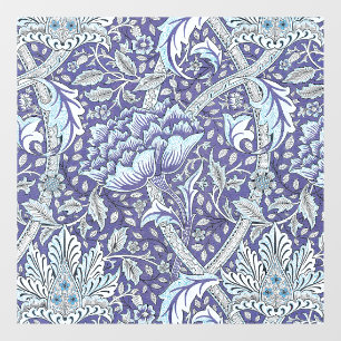 Vinilos Para Cristales William Morris Windrush flores azules florales