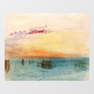 Vinilos Para Cristales William Turner - La laguna cerca de Venecia al ata