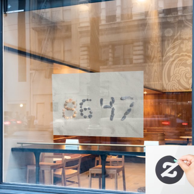 Vinilos Para Cristales Window Cling (Ventana de cafetería)