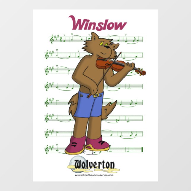 Vinilos Para Cristales Winslow Window Cling (Hoja)