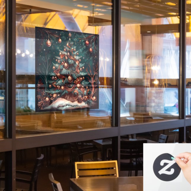 Vinilos Para Cristales Winter Wonderland Window Cling (ventana del restaurante)