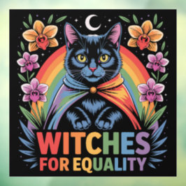 Vinilos Para Cristales Witches For Equality Feminist