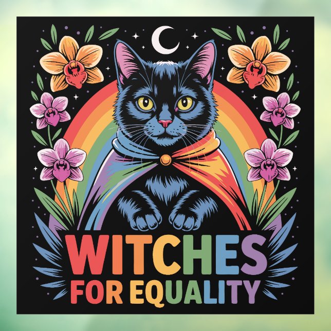 Vinilos Para Cristales Witches For Equality Feminist (Hoja 3)