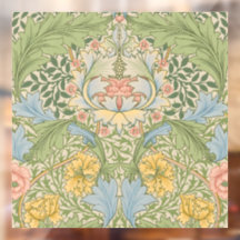 Wm Morris Myrtle Floral Arte Nouveau Pastel