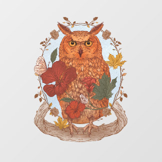 Vinilos Para Cristales Woodland Owl Window Sticker