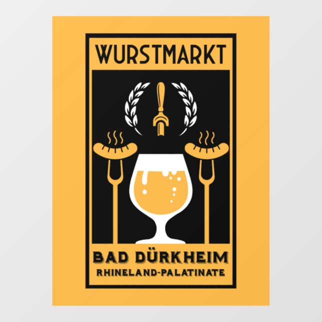 Vinilos Para Cristales Wurstmarkt Bad Dürkheim (Hoja)