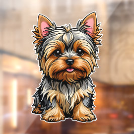 Vinilos Para Cristales Yorkshire Terrier
