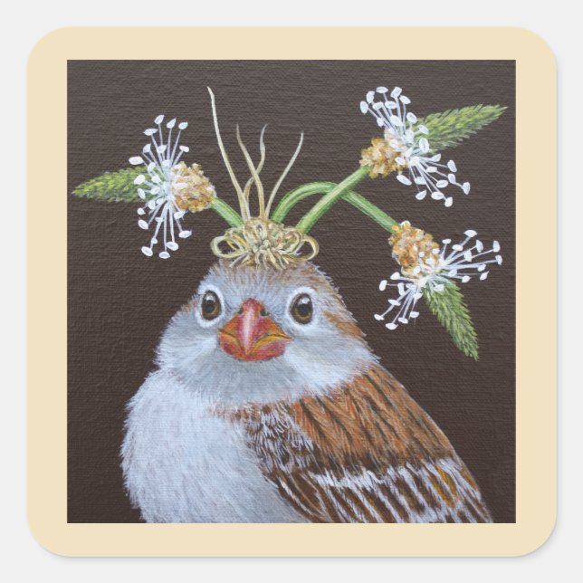 Vinnie, pegatinas de gorriones (Anverso)