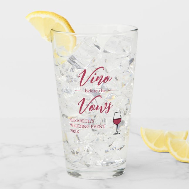 Vino Antes De La Ducha Bridal Vows/Bachelorette (Anverso (hielo))