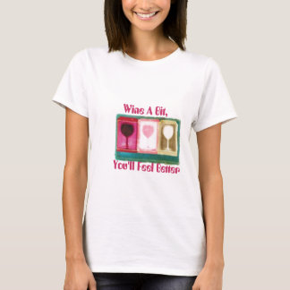 Vino cabido de la camiseta un pedazo, usted