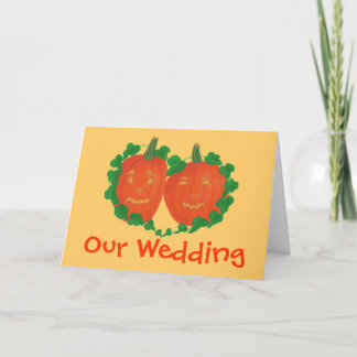 Vino cardíaco de calabazas, invitaciones de boda N
