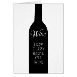 Vino, cómo la gente elegante se emborracha con un 