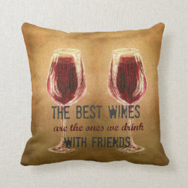Vino con la almohada de los amigos