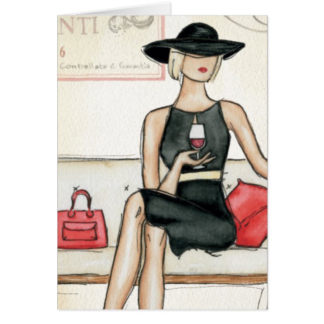 Vino de consumición del fashionista (Frente)