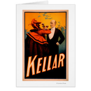 Vino de consumición del mago de Kellar con el
