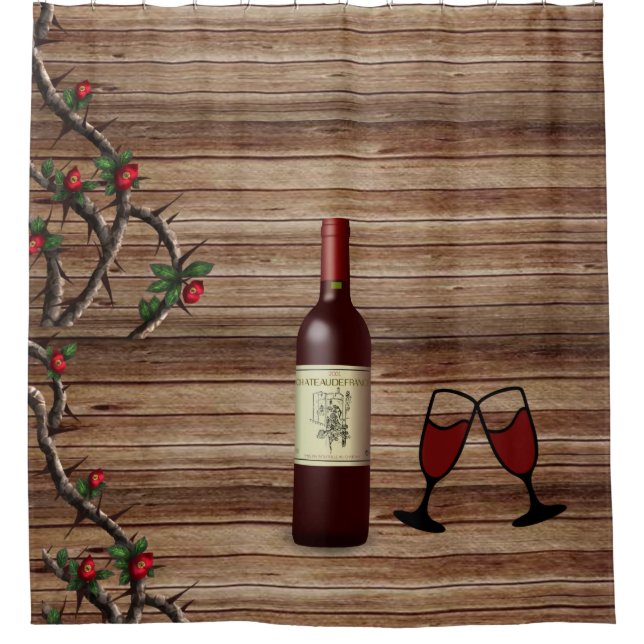 Vino de cortina de ducha (Anverso)