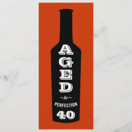 Vino de invitaciones de cumpleaños número 40; Anti