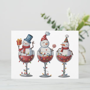 Vino de Navidad Muñecos de Nieve Espíritus Navideñ