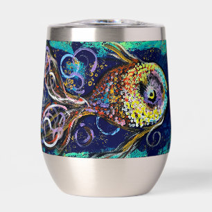 Vino de pescado Tumbler caliente o frío