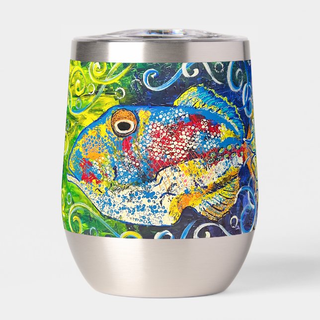 Vino de pescado Tumbler Termal (Frente)