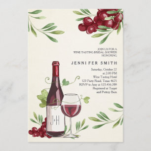 Vino Degustación Ducha Invitación a la Bodega Bode