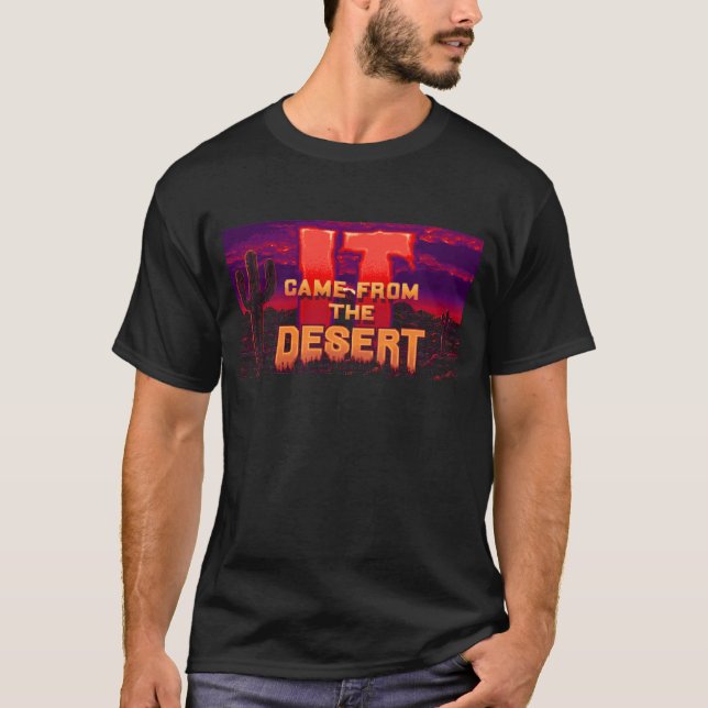 Vino Del Retro De Camisetas Del Desierto Gaming Am (Anverso)