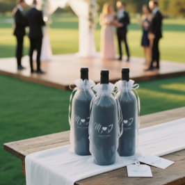 Vino Etiqueta elegante personalizada para botella de vi